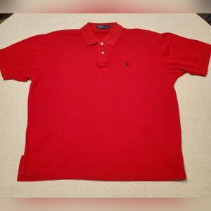 Polo by Ralph Lauren XL Short Sleeve Shirt Red